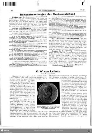 G. W. von Leibnitz