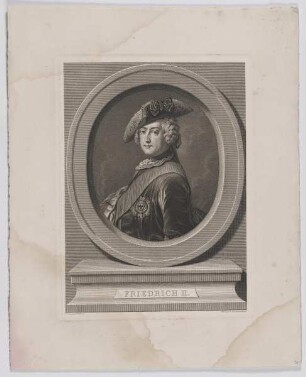 Bildnis des Friedrich II., König von Preußen