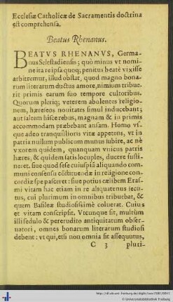 Beatus Rhenanus