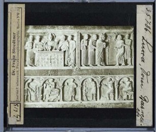 Lucca, Kathedrale S. Martino : Relief am Portal