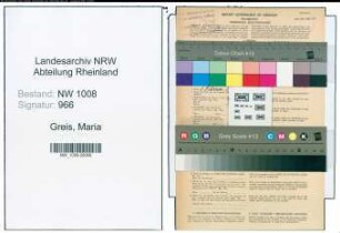 Entnazifizierung Maria Greis , geb. 29.04.1889 ()