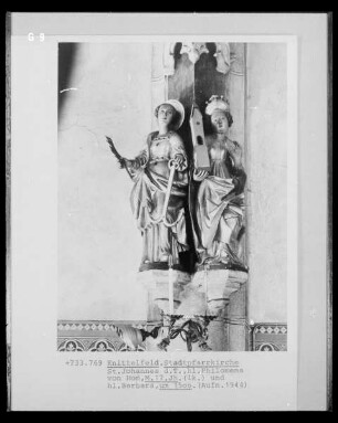 Die Heiligen Philomena von Rom und Barbara