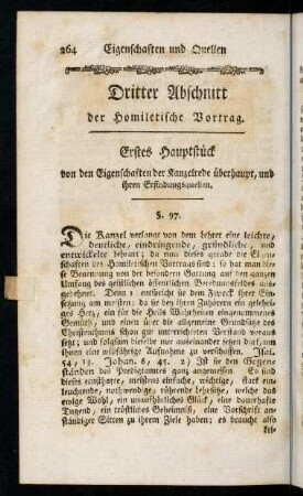 264-352, Dritter Abschnitt der Homiletische Vortrag
