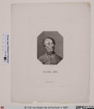 Bildnis Karl XII., König von Schweden (reg. 1697-1718)