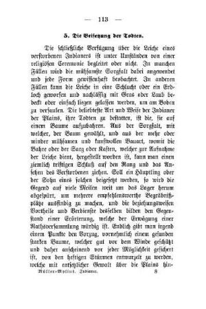 5. Die Beisetzung der Todten