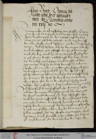 Judeneid Nürnberg 1522