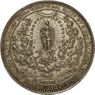 Medaille von Sebastian Dadler auf Mariä Himmelfahrt und Krönung
