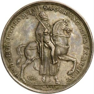 Medaille von Valentin Maler auf Kaiser Rudolf II., 1590