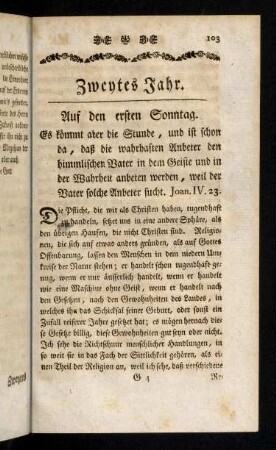 103-125, I. Predigt