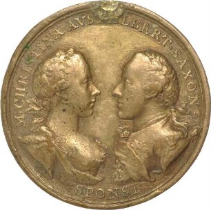 Herzog Albert Kasimir von Sachsen-Teschen - Vermählung mit Maria Christina von Österreich am 9. April