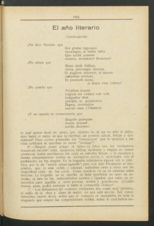 El año literario - (Continuación)