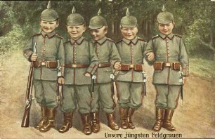 Unsere jüngsten Feldgrauen