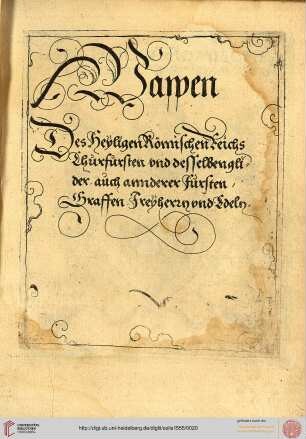 Wappen des Heyligen Römischen Reichs Churfursten ...