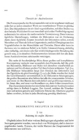 II. Dekorative Skulptur in Stein