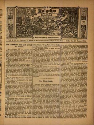 Ausgabe vom Sonntag, den 15. Januar 1911.