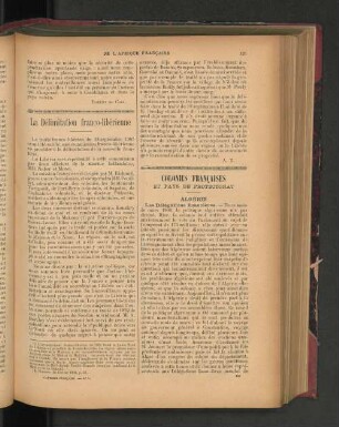 La Délimitation franco-libérienne.