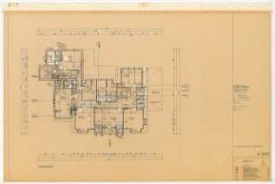 Wissenschaftskolleg zu Berlin (WKB), Berlin-Grunewald Umbau: Grundriss DG, 1:50