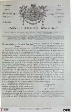 Heft 6 (19. November 1875)