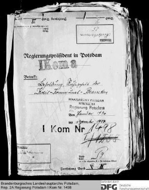 Besoldung, Ruhegehalt, Witwen- und Waisenversorgung der Kreiskommunalbeamten im Kreis Niederbarnim