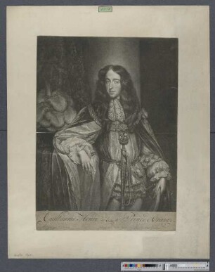 Guillaume Henri Par la G. de D. Prince d'Orange