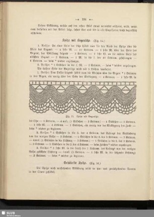Spitze mit Bogenlitze