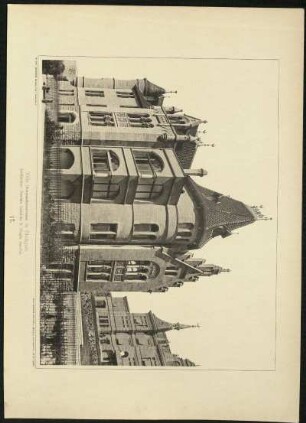 Tafel 17. Villa, Hohenzollernstrasse in Stuttgart. Architekten: Bauräte Eisenlohr & Weigle