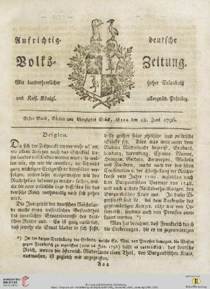 Erster Band. Sieben und Vierzigsten Stück