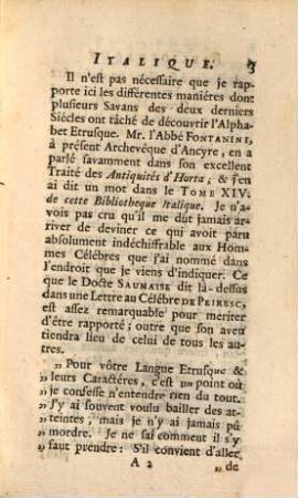 Bibliothèque italique ou histoire littéraire de l'Italie. 18. 1734