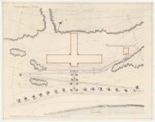 Jugenderholungsheim Schinkelwettbewerb 1943: Lageplan 1:500