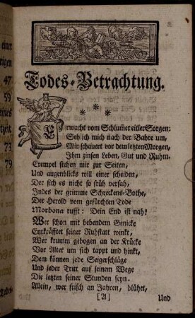 Todes-Betrachtung.