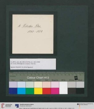 B. Violettes Glas 1743 – 1754