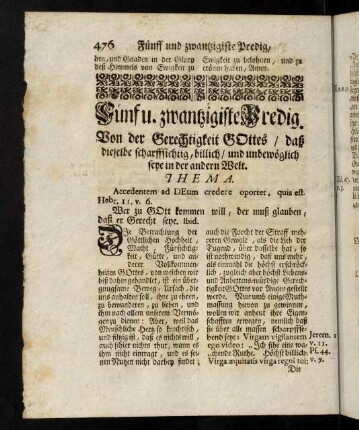 476-496, Fünfundzwanzigste Predigt