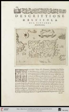 Descrittione dell‘ Isola di S. Giovanni detta Borichen