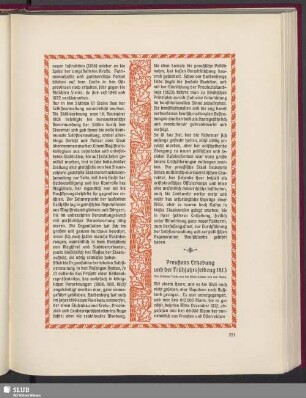Preußens Erhebung und der Frühjahrsfeldzug 1813