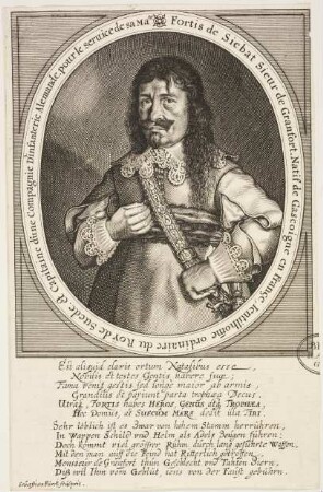 Schwedischer Hauptmann Fortis de Siebat, Herr zu Granfort