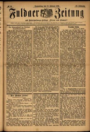 Ausgabe vom Donnerstag, den 13. Februar 1896.
