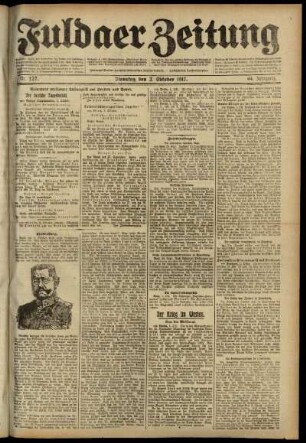 Ausgabe vom Dienstag, den 02. Oktober 1917.