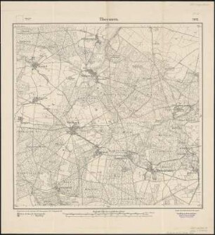 Meßtischblatt 2035, neue Nr. 3738 : Theessen, 1919 : Theessen. - Aufn. 1880, hrsg. 1882, Aufldr. 1919. - 1:25000. - [Berlin]: Reichsamt für Landesaufnahme, 1919. - 1 Kt.