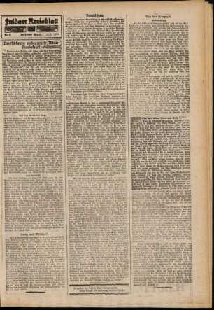 Zweite Ausgabe vom Freitag, den 30. März 1917.