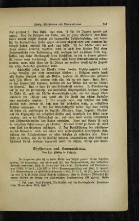 Christentum und Kommunismus
