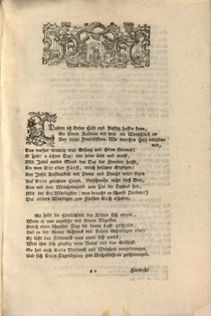 Kurzer Versuch in Versen auf das Höchsterfreuliche Consecrationsfest des Hochwürdigsten des Heil. Röm. Reichs Fürsten und Herrn, Herrn Ludwig Josephs Bischof zu Freysing [et]c. [et]c.