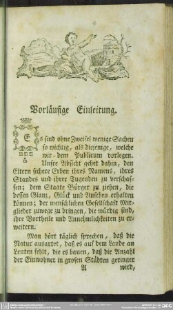 Vorläufige Einleitung