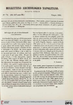 Nr. 74 (Giugno 1855)