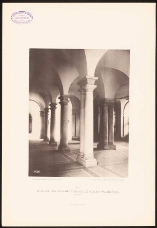 Herzoglich Technische Hochschule Carolo Wilhelmina, Braunschweig: Innenansicht Vestibül (aus: Öffentliche und Privatgebäude, 1887)