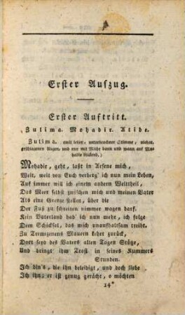 Zulima : ein Trauerspiel in vier Aufzügen