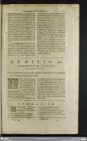Quaestio 902. Utrum sententia lata a iudice publice excommunicatio, quando non est denunciatus, sit valida?