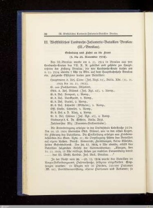 III. Westfälisches Landwehr-Infanterie-Bataillon Breslau