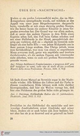 Über die "Nachtwache"