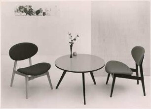 Stuhl "Mod. 713" und Sessel "Mod. 1036" von Gustav Herkströter und Michael Bayer