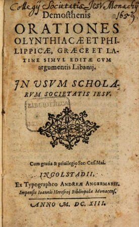 Orationes olynthiacae et Philippicae